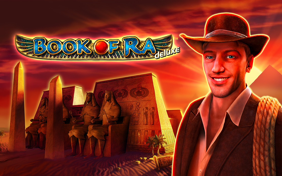 Book of Ra™ deluxe – Gesamtansicht der Spieloberfläche (1)