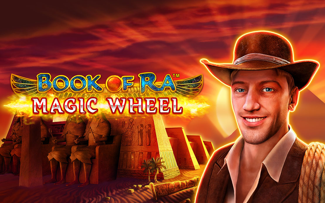 Book of Ra™ Magic Wheel – Gesamtansicht der Spieloberfläche (1)