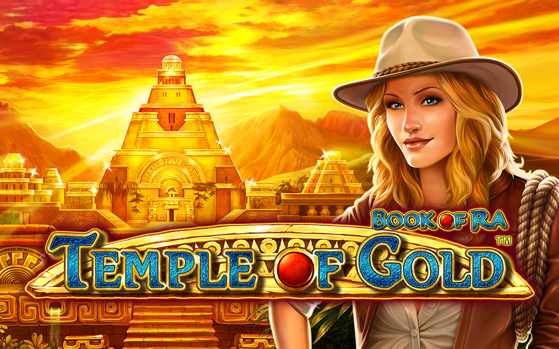 Book of Ra™ - Temple of Gold™ – Gesamtansicht der Spieloberfläche (1)