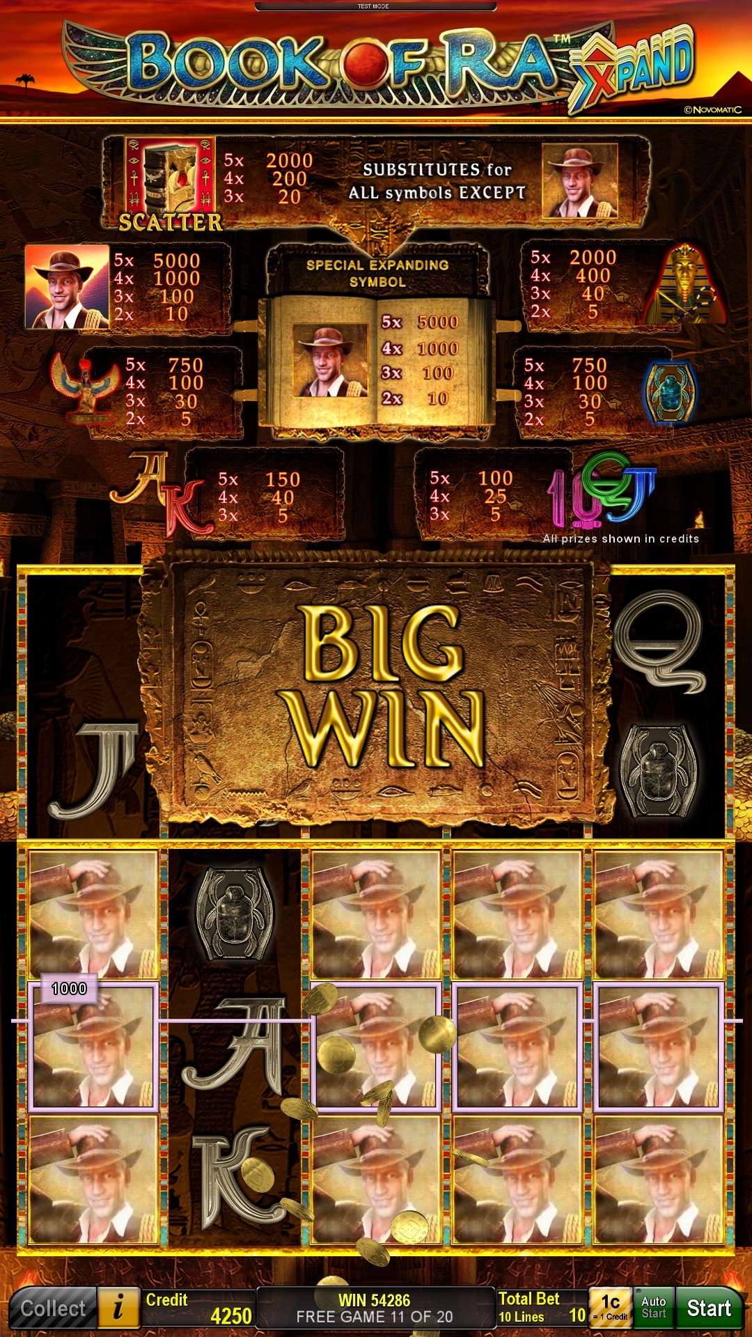 Book of Ra™ XPAND – Spielrunde ohne Gewinn (2)