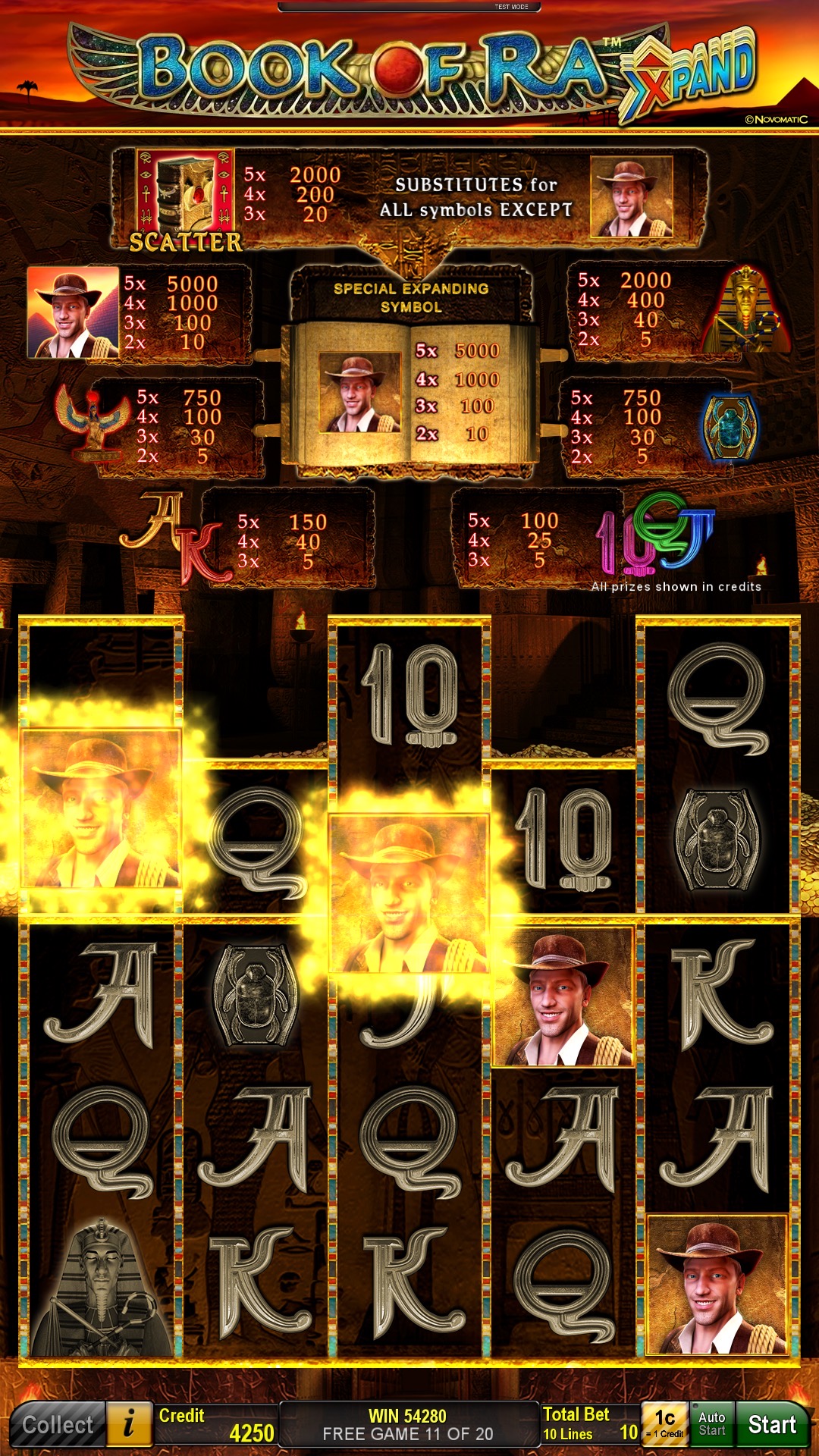 Book of Ra™ XPAND – Gewinnauszahlung (3)