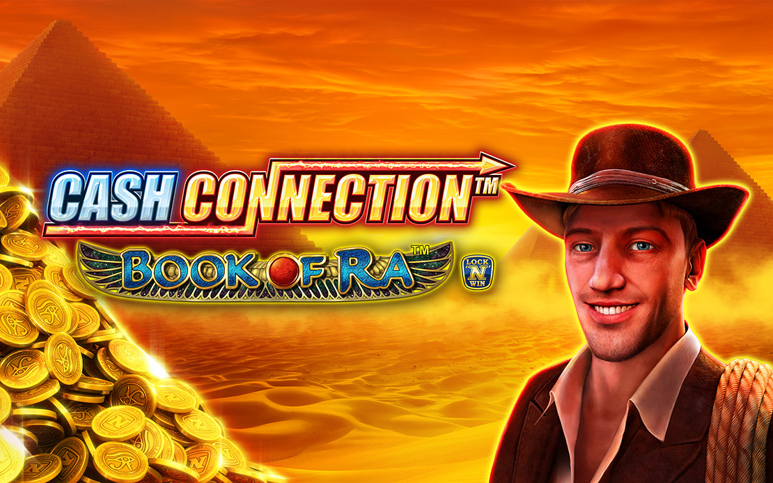 CASH CONNECTION™ - Book of Ra™ – Gesamtansicht der Spieloberfläche (1)