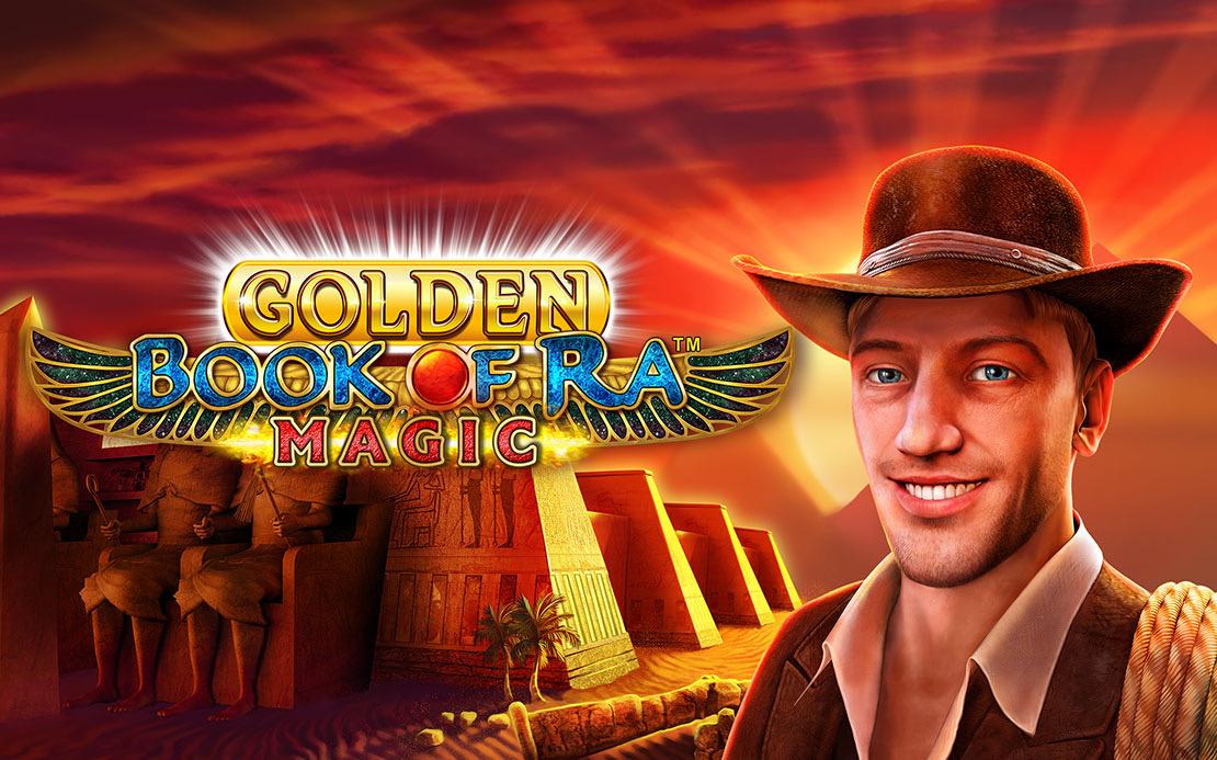 GOLDEN LINK™ - Golden Book of Ra™ Magic – Gesamtansicht der Spieloberfläche (1)