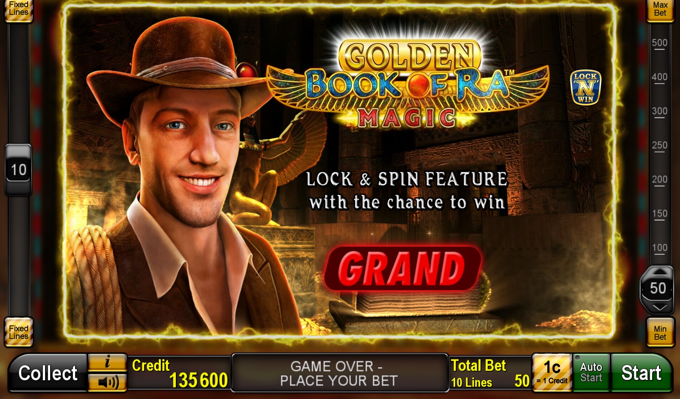 GOLDEN LINK™ - Golden Book of Ra™ Magic – Spielscreenshot (2)