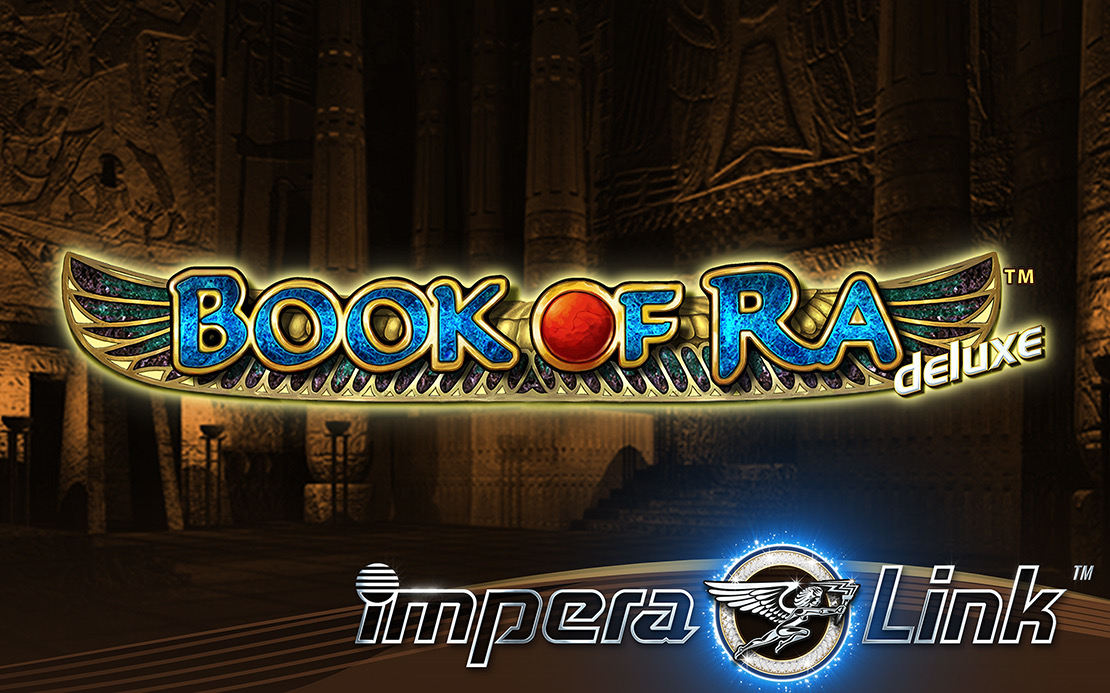 IMPERA LINK™ Book of Ra™ deluxe – Gesamtansicht der Spieloberfläche (1)