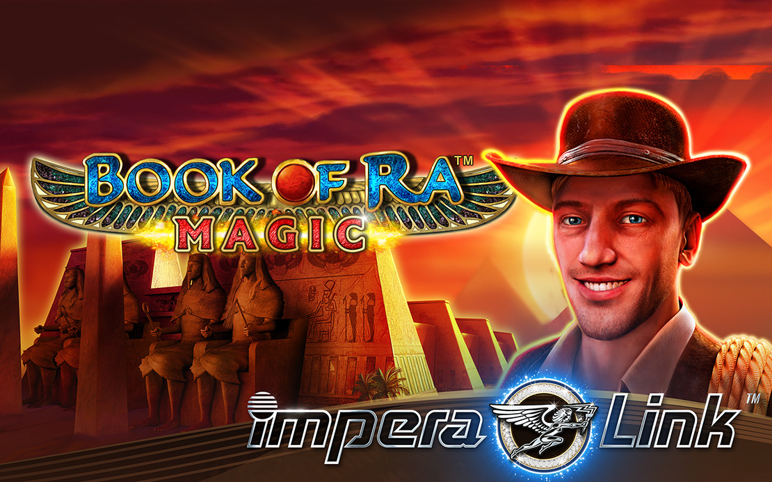 IMPERA LINK™ Book of Ra™ Magic – Gesamtansicht der Spieloberfläche (1)