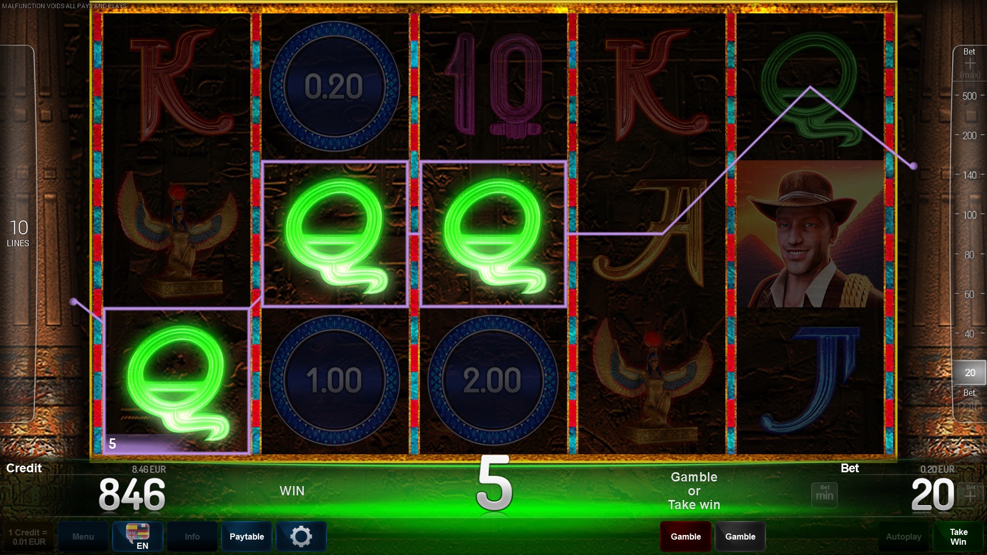 IMPERA LINK™ Book of Ra™ Magic – Gewinnauszahlung (3)