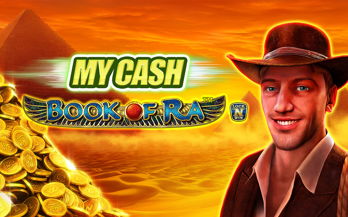 MY CASH - Book of Ra™ – Gesamtansicht der Spieloberfläche (1)